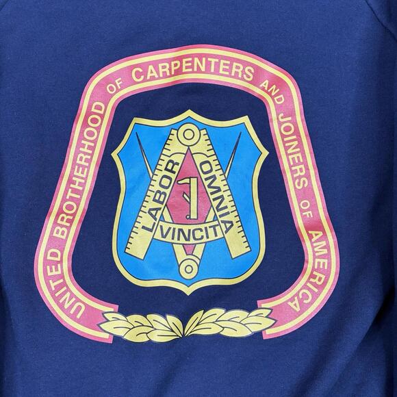 Vintage Camber Sweatshirt Men’s L Blue Full Zip Chill Buster Thermal Double Face - Picture 11 of 13